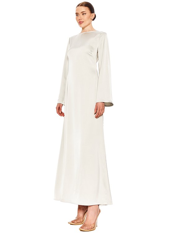 Платье приталенное макси