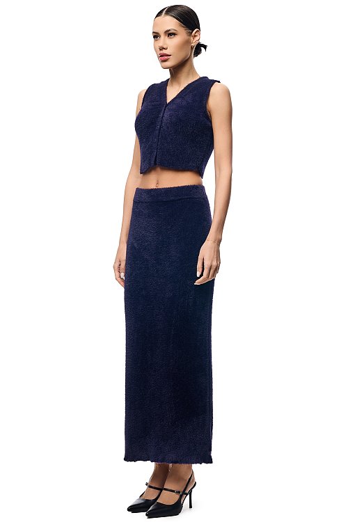 Юбка-макси трикотажная