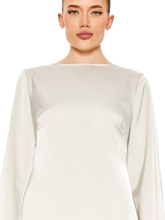 Платье приталенное макси